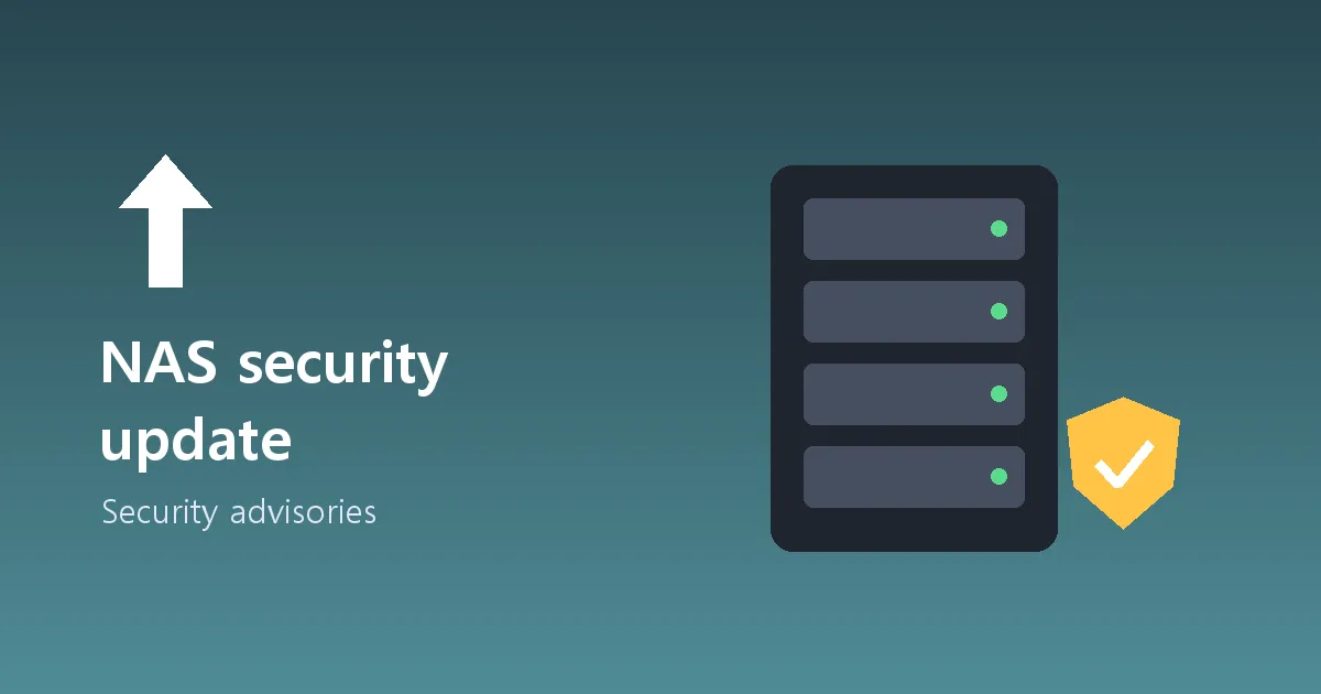 Illustration of a network storage box with a shield