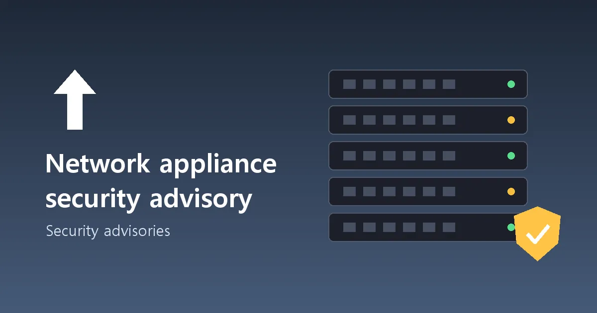Illustration of rack-mounted network gear with cables